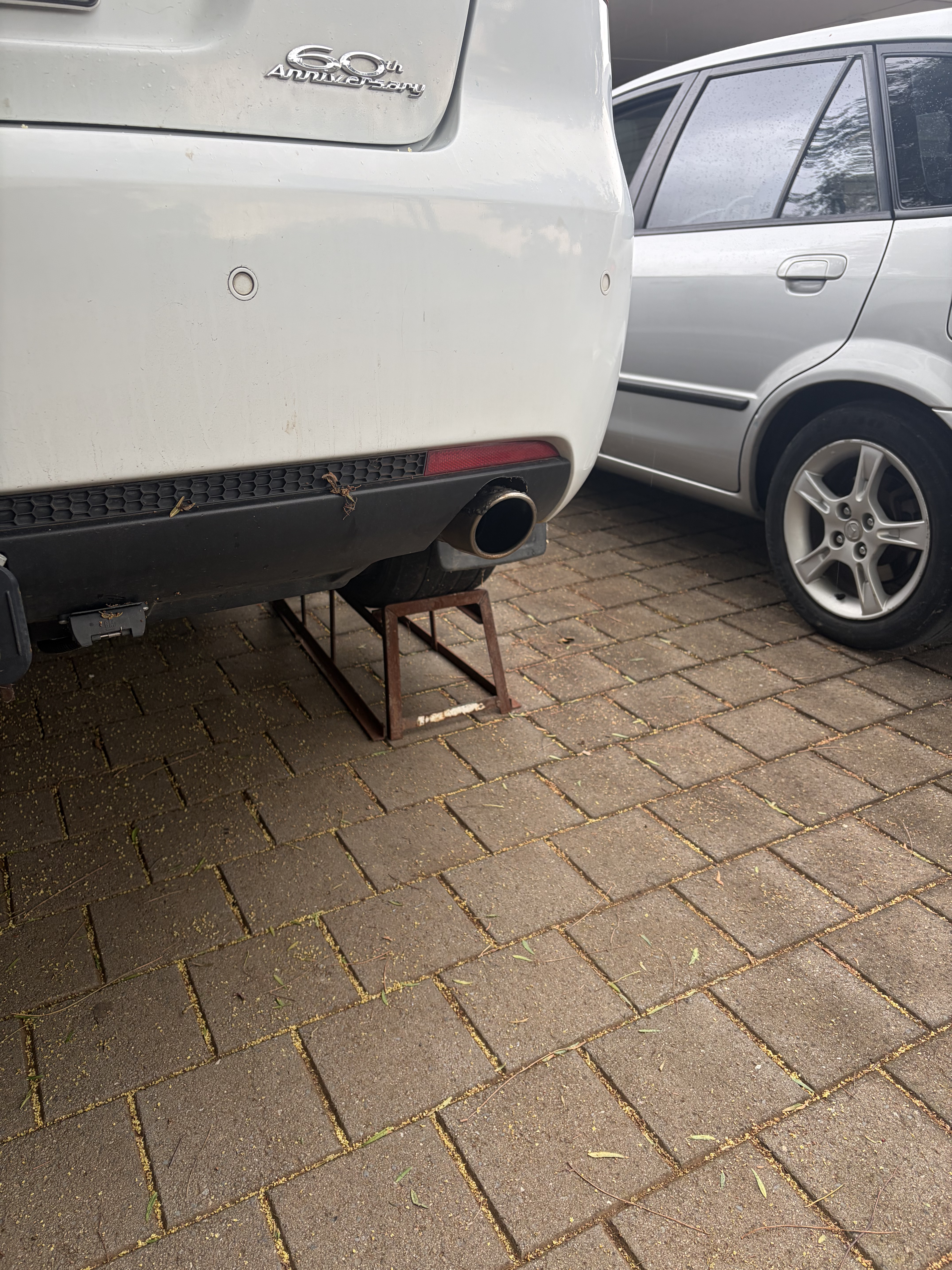 Muffler Repair — VE Commodore